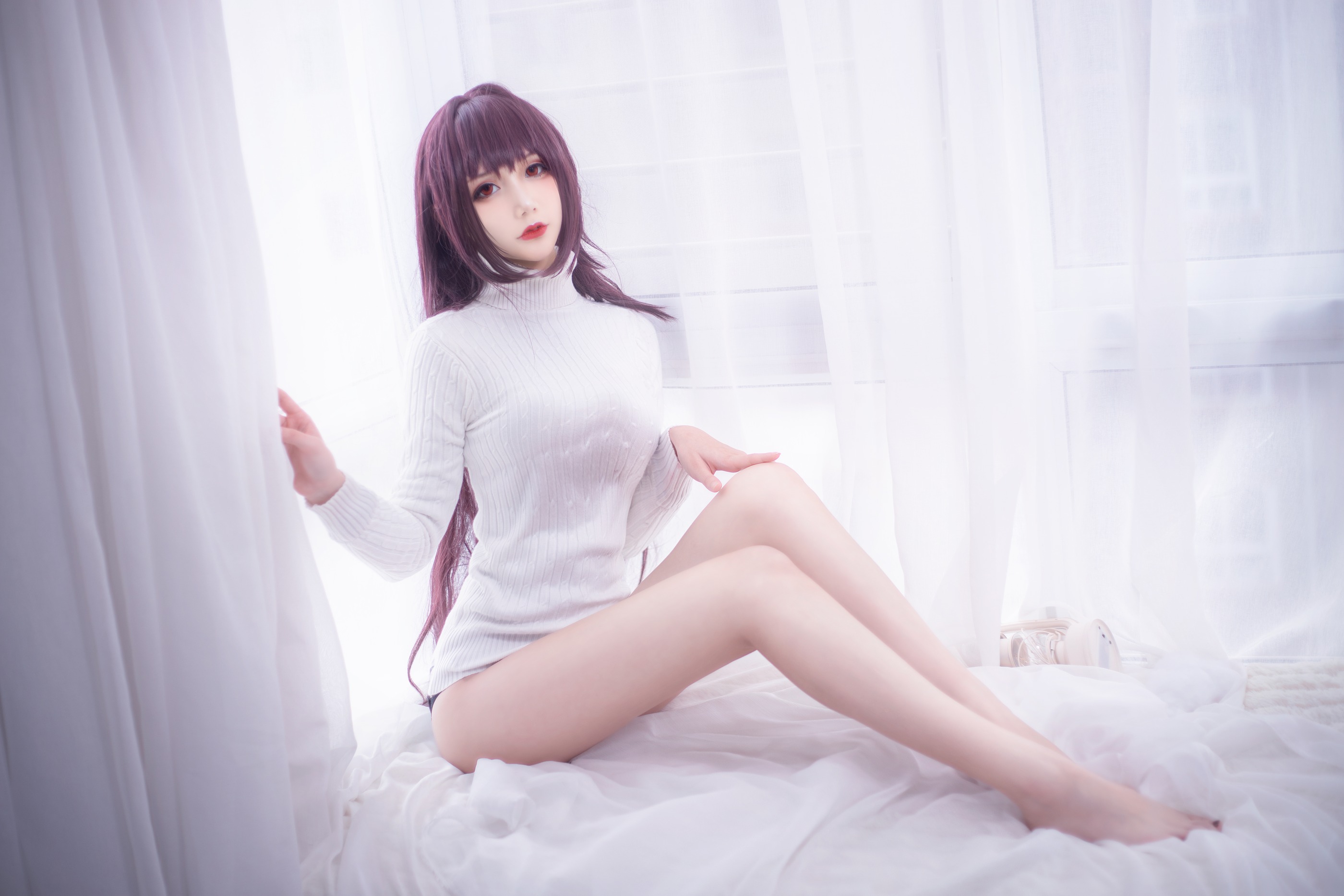图片[1]-仙九Airi – NO.007 斯卡哈毛衣[21P]-XikXak
